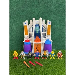 Imaginext DC Super Friends HALL OF JUSTICE League Playset w/ Action Figures